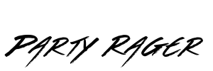 Party Rager Font Image