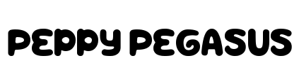 Peppy Pegasus Font Image