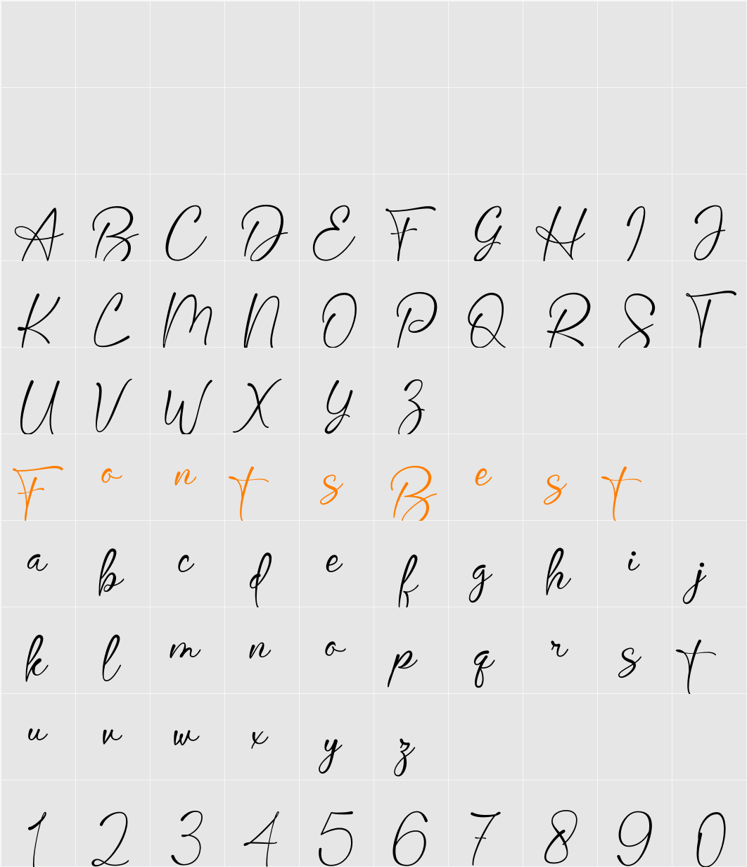 Lazuardi Character Map
