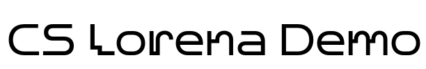CS Lorena Demo Font Image