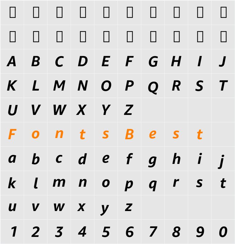 Amazon Ember Character Map