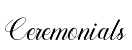 Ceremonials Font Image