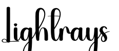 Lightrays Font Image