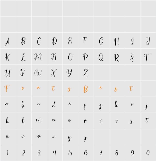 Agnesia Character Map