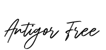 Antigor Free Font Image