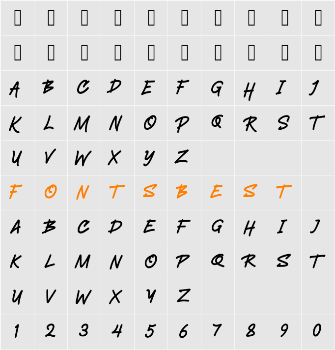 HeAtterS Character Map