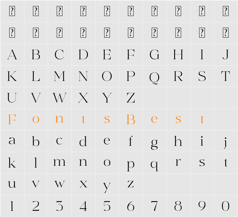 Qikelan Character Map