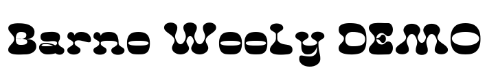 Barno Wooly DEMO Font Image