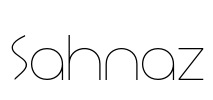 Sahnaz Font Image