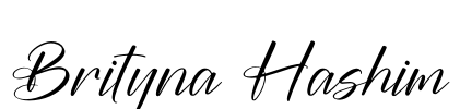 Brityna Hashim Font Image