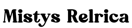 Mistys Relrica Font Image