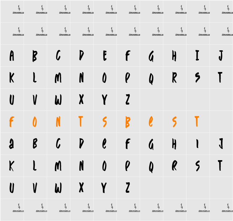 Again and Again Character Map