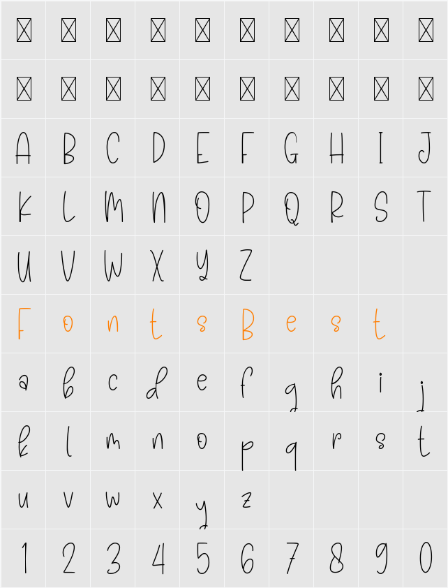 Cute Leisha Character Map