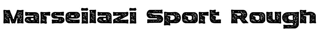 Marseilazi Sport Rough Font Image