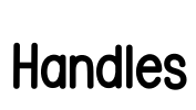 Handles Font Image