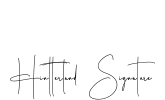 Hintterland Signature Font Image
