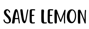 Save Lemon Font Image