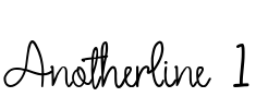 Anotherline_1 Font Image