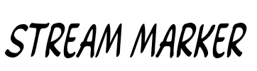 Stream Marker Font Image
