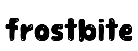 Frostbite Font Image