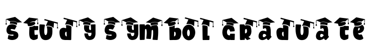 Study Symbol Graduate Font Image