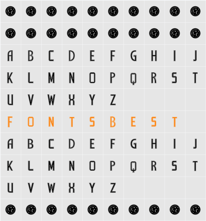CF Pivouter Inline Demo Character Map