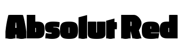 Absolut Red Font Image