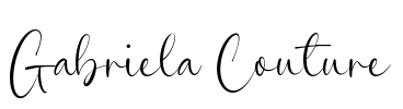Gabriela Couture Font Image