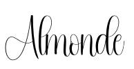 Almonde Font Image