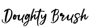 Doughty Brush Font Image