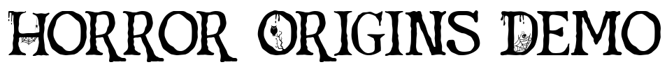Horror Origins Demo Font Image