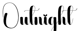 Outnight Font Image