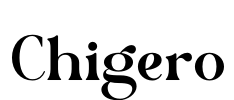 Chigero Font Image