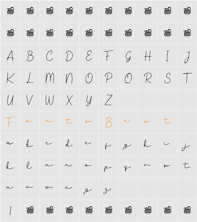 Ramsuty Trial Character Map