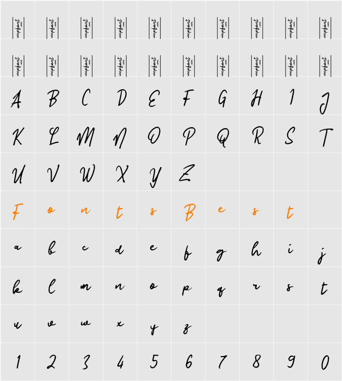 Oatmoon Signature Character Map