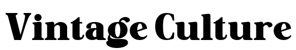 Vintage Culture Font Image