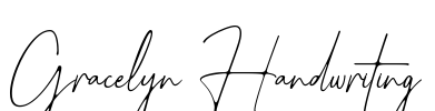 Gracelyn Handwriting Font Image