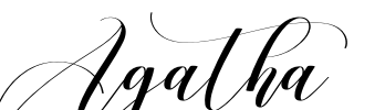 Agatha Font Image