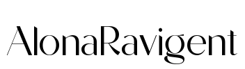 AlonaRavigent Font Image