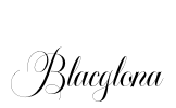 Blacglona Font Image