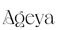 Ageya Font Image