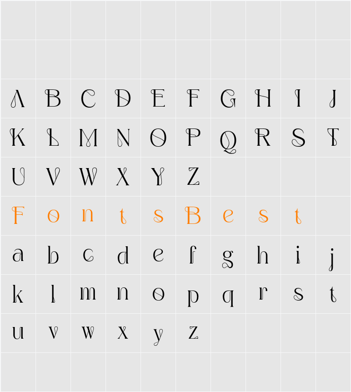 Lucilo Demo Character Map