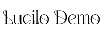 Lucilo Demo Font Image