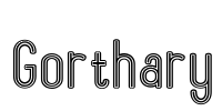 Gorthary Font Image