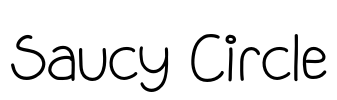 Saucy Circle Font Image