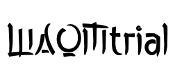 WAOMtrial Font Image