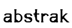 abstrak Font Image