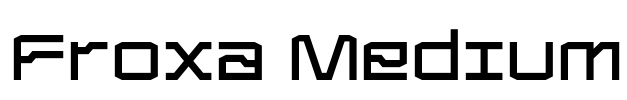 Froxa Medium Font Image