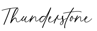 Thunderstone Font Image