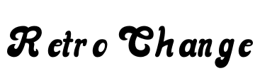 Retro Change Font Image